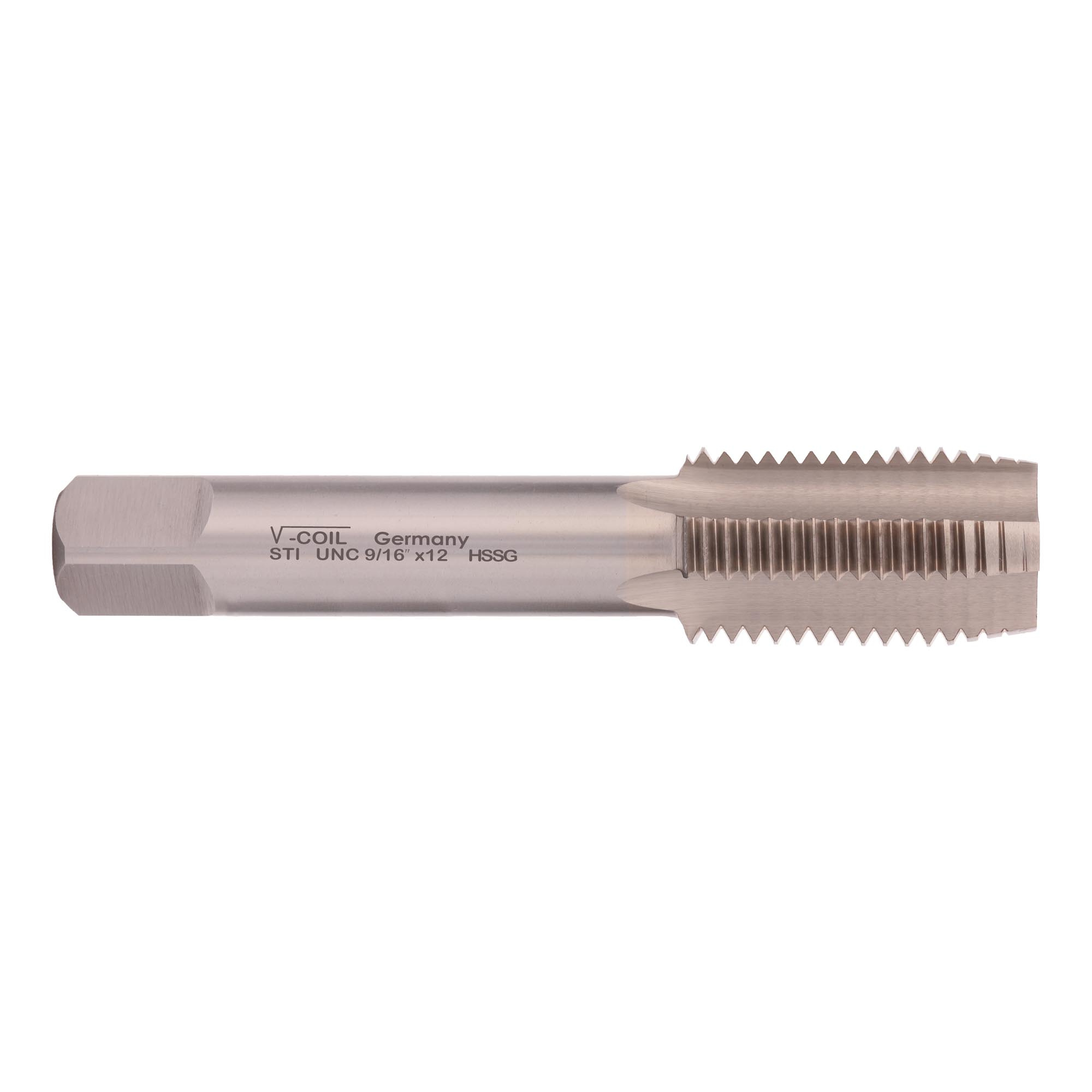 Метчик UNC 9/16"-12 HSS-G STI VOLKEL 03112, однопроходный Германия