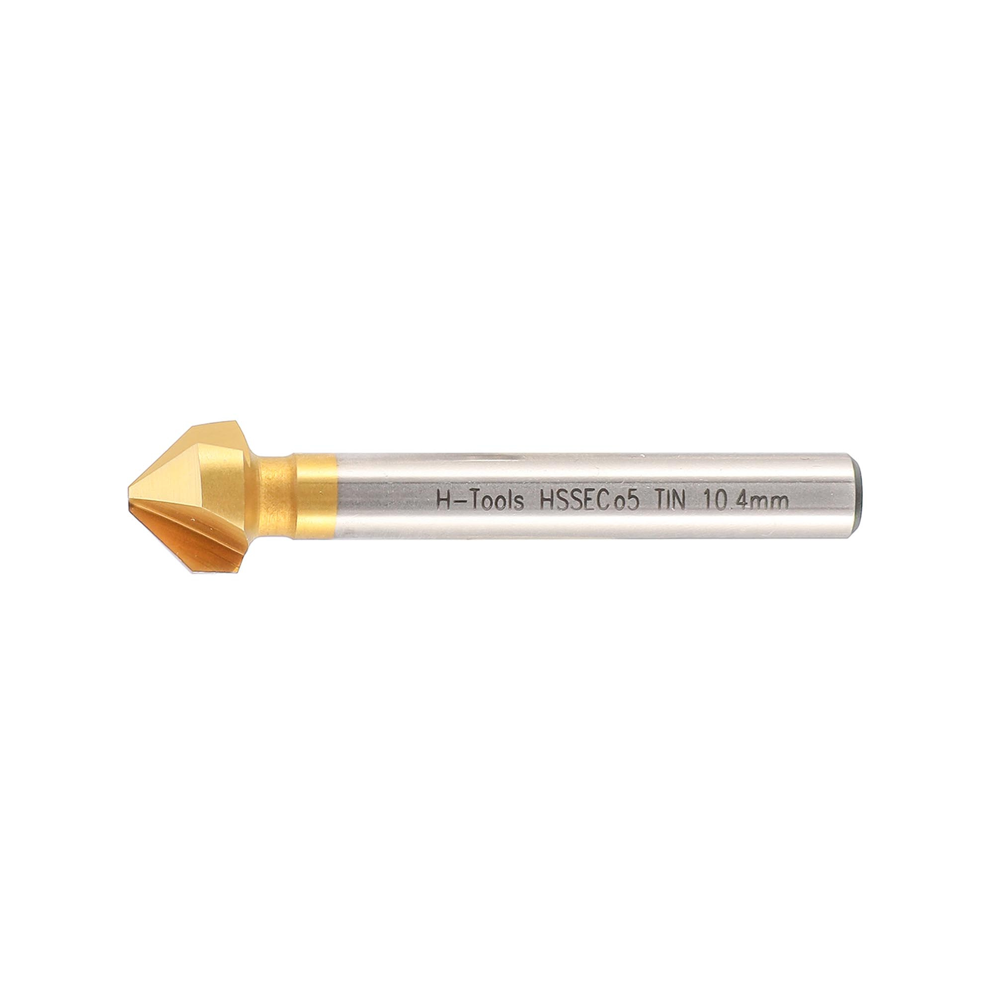 Зенковка по нержавейке 10,4 мм 90° HSSE-TiN 3z H-TOOLS 795104EHT