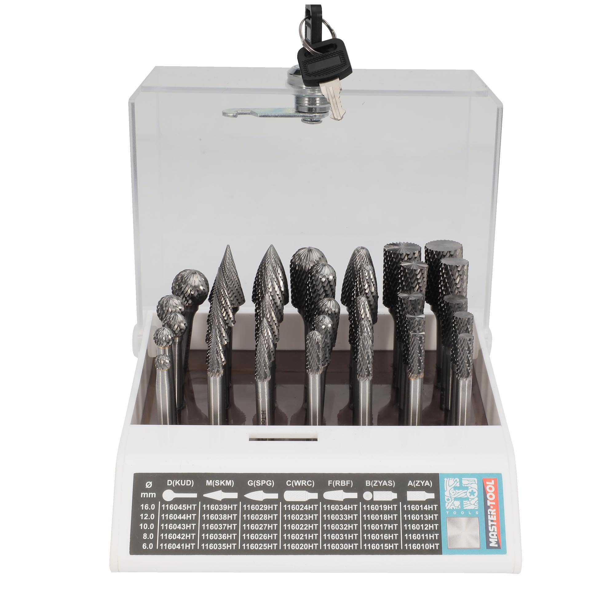 Набор бор-фрез твердосплавных 35шт HM H-Tools 116008HT